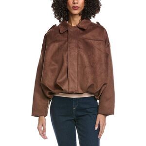 Madison Miles Womens Casual Jacket, Brown